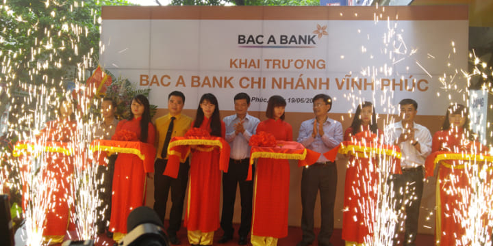 Công ty tổ chức lễ khai trương tại Vĩnh Phúc | Lễ khai trương BAC A BANK – CN Vĩnh Phúc