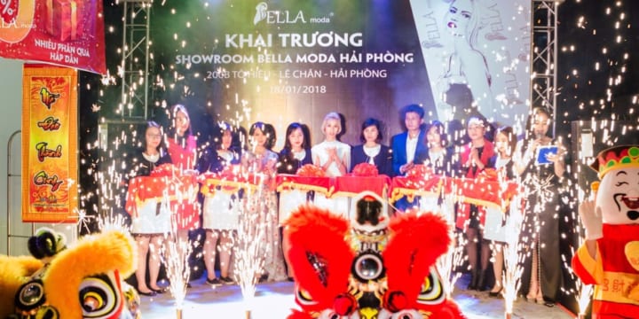Công ty tổ chức lễ khai trương tại Hải Phòng |  Lễ Khai Trương Showroom Bella Moda