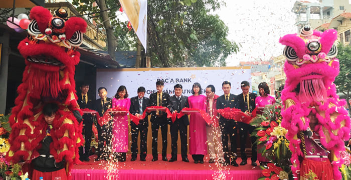 Công ty tổ chức lễ khai trương tại Hưng Yên | Ngân hàng TMCP Bắc Á khai trương PGD Mỹ Yên tại Hưng Yên