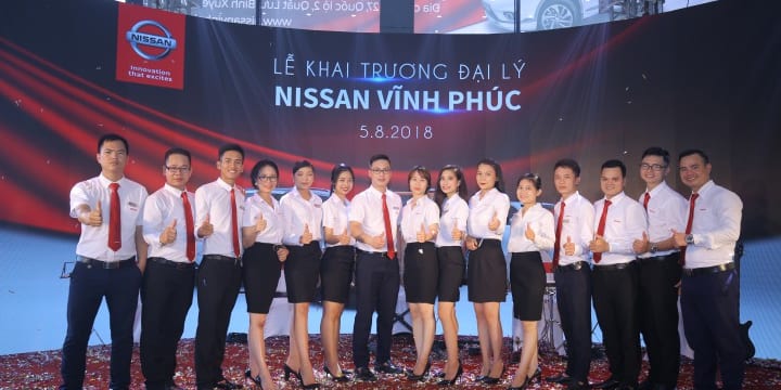 Công ty tổ chức lễ khai trương giá rẻ tại Vĩnh Phúc | Nissan Việt Nam khai trương đại lý 3S tại Vĩnh Phúc