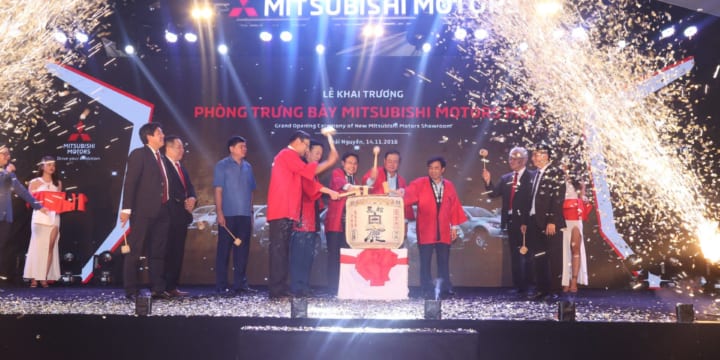 Công ty tổ chức lễ khai trương tại Thái Nguyên | Lễ Khai Trương Đại Lý Mitsubishi 3s Thái Nguyên