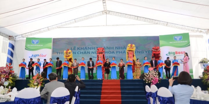 Công ty tổ chức lễ khánh thành tại Hưng Yên | Lễ khánh thành nhà máy thức ăn chăn nuôi Hòa Phát