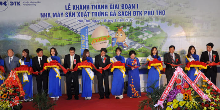Công ty tổ chức lễ khánh thành tại Phú Thọ | Lễ khánh thành Nhà máy sản xuất trứng gà sạch ĐTK Phú Thọ