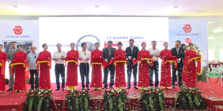 Công ty tổ chức lễ khánh thành tại Thái Bình | Khánh thành nhà máy Toyota Gosei Thái Bình