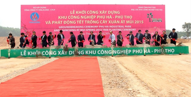 Công ty tổ chức lễ khởi công tại Phú Thọ | Lễ khởi công xây dựng Khu công nghiệp Phú Hà (Phú Thọ)