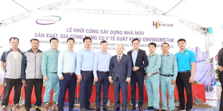 Công ty tổ chức lễ khởi công giá rẻ tại Thái Bình | Lễ Khởi Công Dự Án Xây Dựng Nhà Máy Environstar Tại Thái Bình