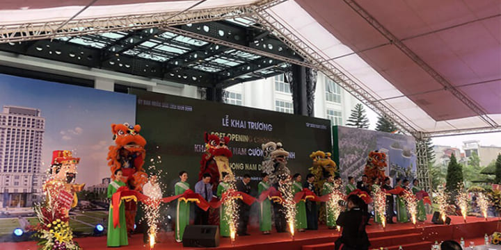 Công ty tổ chức lễ khai trương tại Nam Định | Lễ khai trương khách sạn Nam Cường Nam Định