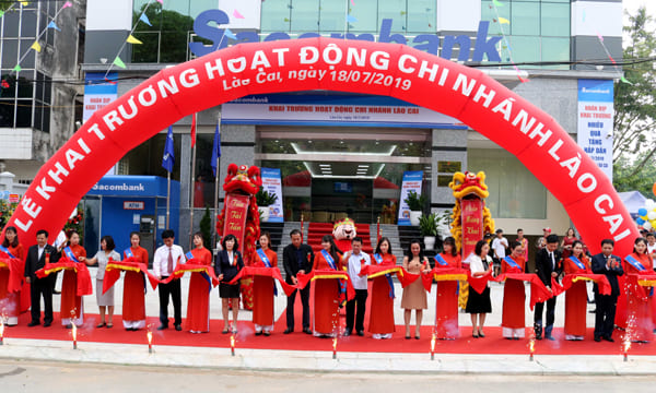 Công ty tổ chức lễ khai trương tại Lào Cai | Lễ khai trương chi nhánh Sacombank tại Lào Cai