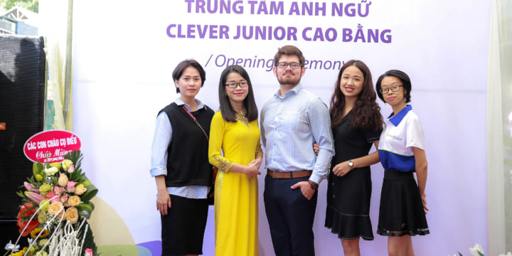 Công ty tổ chức lễ khai trương tại Cao Bằng | Lễ khai trương Trung tâm Anh ngữ Clever Junior