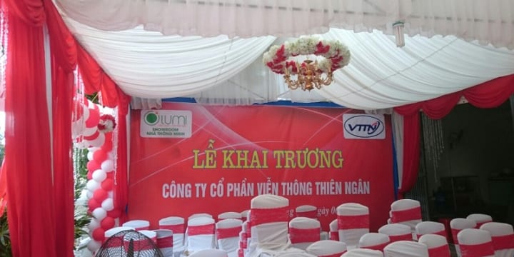 Công ty tổ chức lễ khai trương giá rẻ tại Lạng Sơn | Lễ khai trương Showroom nhà thông minh Lumi