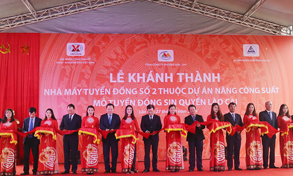 Công ty tổ chức lễ khánh thành tại Lào Cai | Lễ khánh thành Nhà máy Tuyển đồng số 2