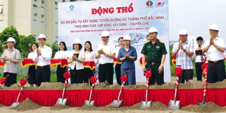 Công ty tổ chức lễ động thổ tại Bắc Giang | Động thổ Dự án xây dựng tuyến đường H2 tại Bắc Ninh