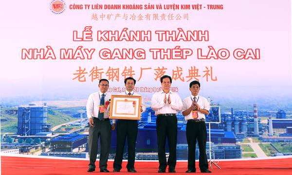 Công ty tổ chức lễ khánh thành giá rẻ tại Lào Cai | Lễ khánh thành Nhà máy Gang thép Lào Cai