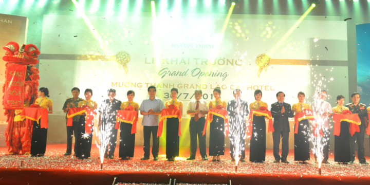 Công ty tổ chức lễ khai trương chuyên nghiệp tại Lào Cai | Lễ khai trương khách sạn Mường Thanh Grand Lào Cai