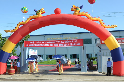 Công ty tổ chức lễ khánh thành tại Nam Định | Lễ khánh thành nhà máy bông băng gạc Y tế An Lành