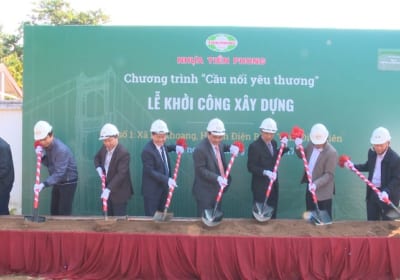 Công ty tổ chức lễ khởi công tại Điện Biên | Lễ khởi công xây dựng cầu treo dân sinh tặng tỉnh Điện Biên