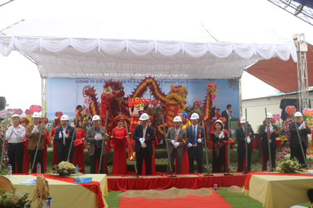 Công ty tổ chức lễ khởi công giá rẻ tại Nam Định | Lễ khởi công xây dựng Nhà máy nước mặt sông Ninh Cơ