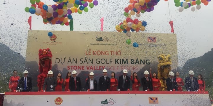 Công ty tổ chức lễ động thổ chuyên nghiệp tại Hà Nam | Lễ động thổ Dự án sân Golf Kim Bảng Hà Nam
