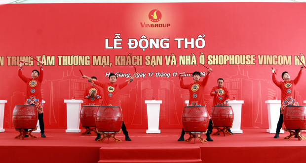 Công ty tổ chức lễ động thổ tại Hà Giang | Lễ động thổ Dự án Shophouse Vincom Hà Giang