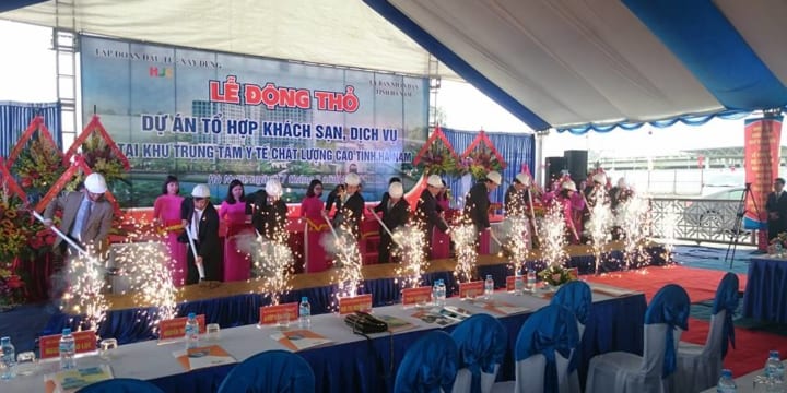 Công ty tổ chức lễ động thổ giá rẻ tại Hà Nam | Lễ động thổ Dự án Tổ họp chế biến thịt Hà Nam